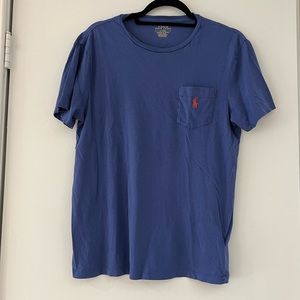 Polo Ralph Lauren mens custom slim fit tshirt in blue - worn once